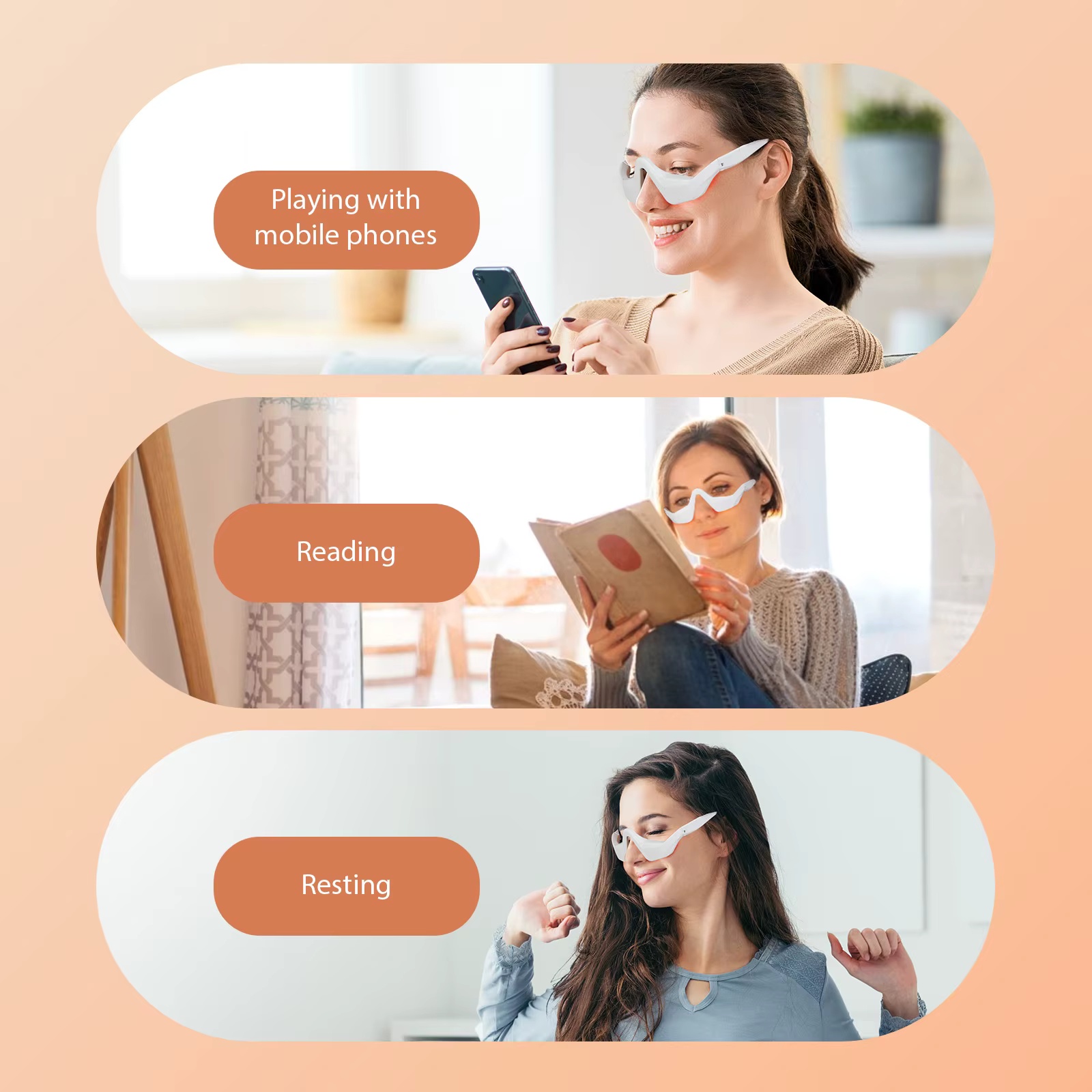 แว่นตาเครื่องนวดตาด้วยแสงสีแดง - Light Therapy Glasses บทวิจารณ์และราคา
